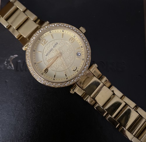 michael kors gold watch. Resized. 5 