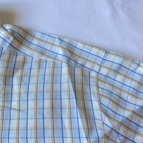 RARE Turnbull & Asser Bespoke Shirt 16 Check Prince Of Wales His Royal Highness - Picture 11 of 24