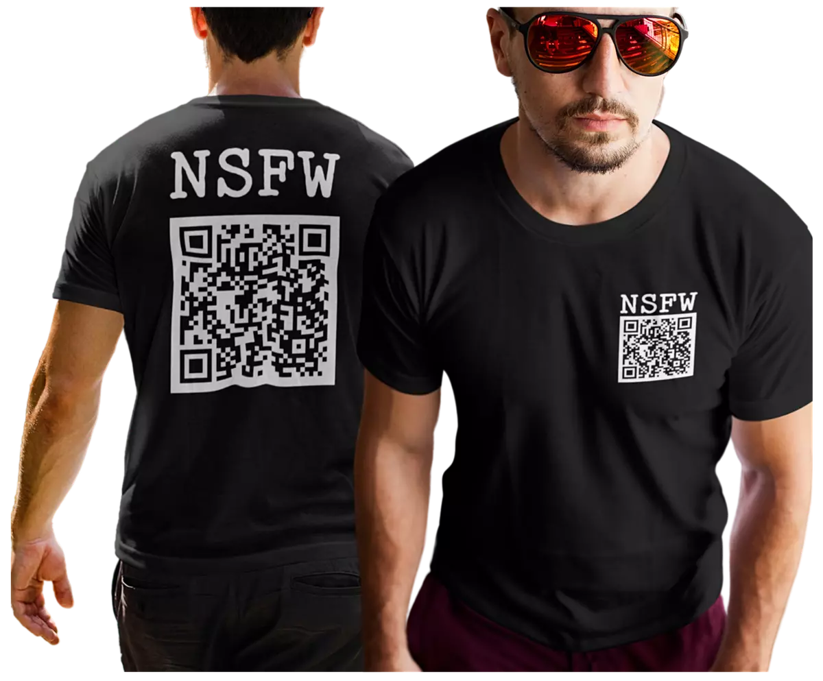 Rickroll QR Code T-Shirt