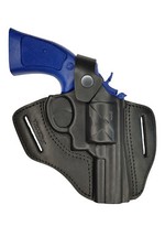 R3 Leder Revolver Holster f&uuml;r SW 67 Smith&Wesson schwarz 2,5 Zoll Lauf VlaMiTex