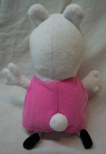 ty 2011 peppa pig nice soft suzy sheep 7" plush stuffed animal
