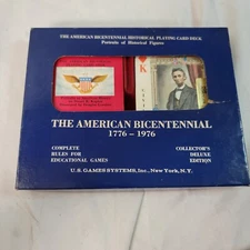 The American Bicentennial Historical Playing Card Deck 1776-1976 Collector's Ed