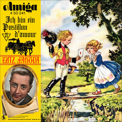 7'' LUTZ JAHODA Ich bin ein Postillon d'amour / Turecky med AMIGA 450241 DDR 1961