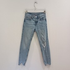 American Eagle Outfitters Distressed 90's Skinny Jeans, Size 00 short