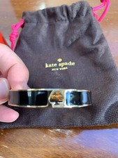 Image of Kate Spade Gold Black Bracelet Bangle