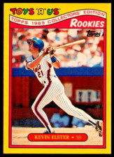1989 TOYS'R'US ROOKIES #7 KEVIN ELSTER ROOKIE CARD NEW YORK METS/RC. rookie card picture