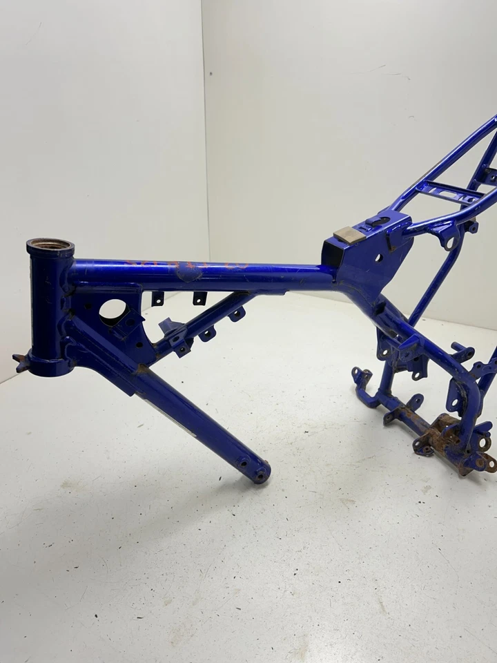 Yamaha TTR125 L ttr 125 l 2006 06 cuadro principal carrocería conjunto chasis azul Foto 4 de 4