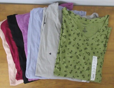 Sonoma The Everyday Tee Long Sleeve Easy Care Soft Plus Sizes -You Choose Color!
