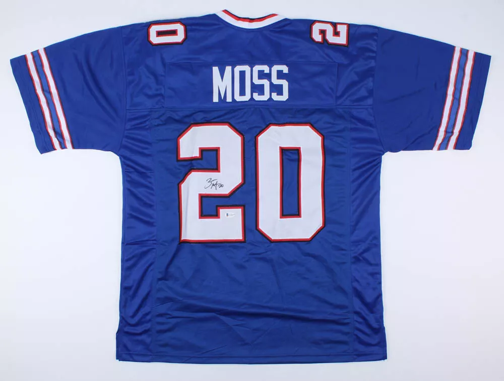 Zack Moss Signed Buffalo Bills Jersey Beckett COA 2020 3rd Round