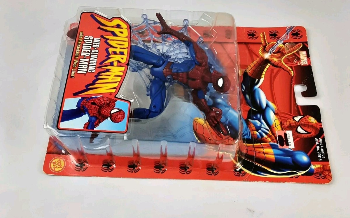 Marvel Spider-Man Web Climbing Figure Toy -Toy Biz Marvel 2002 New