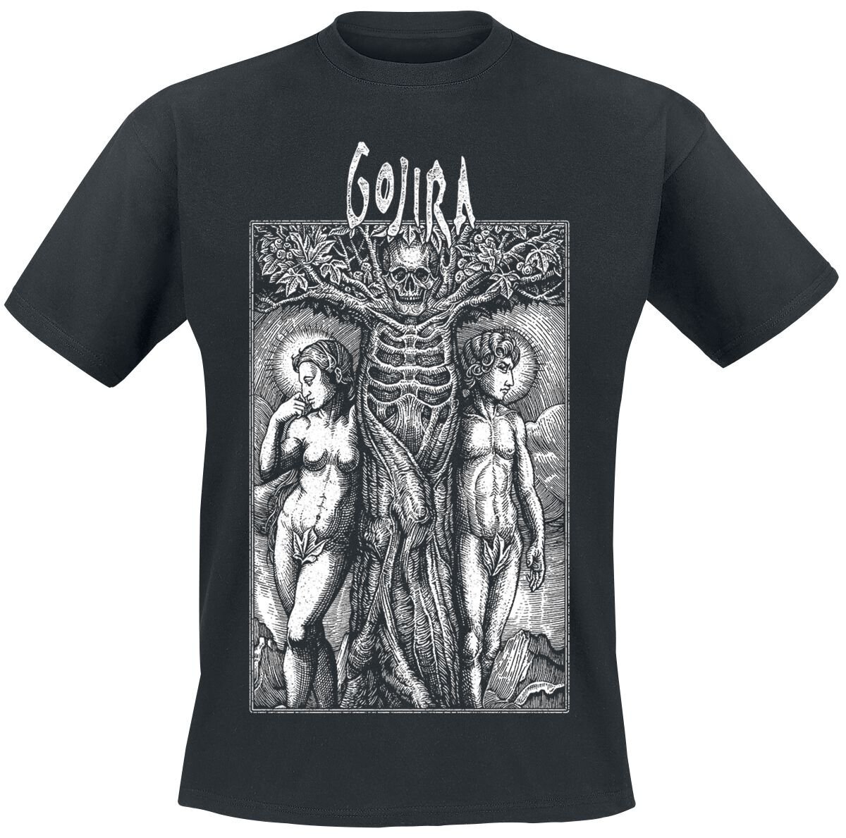 Футболка Gojira Herren Tree Skelly schwarz Band-Товар Группы 3790₽