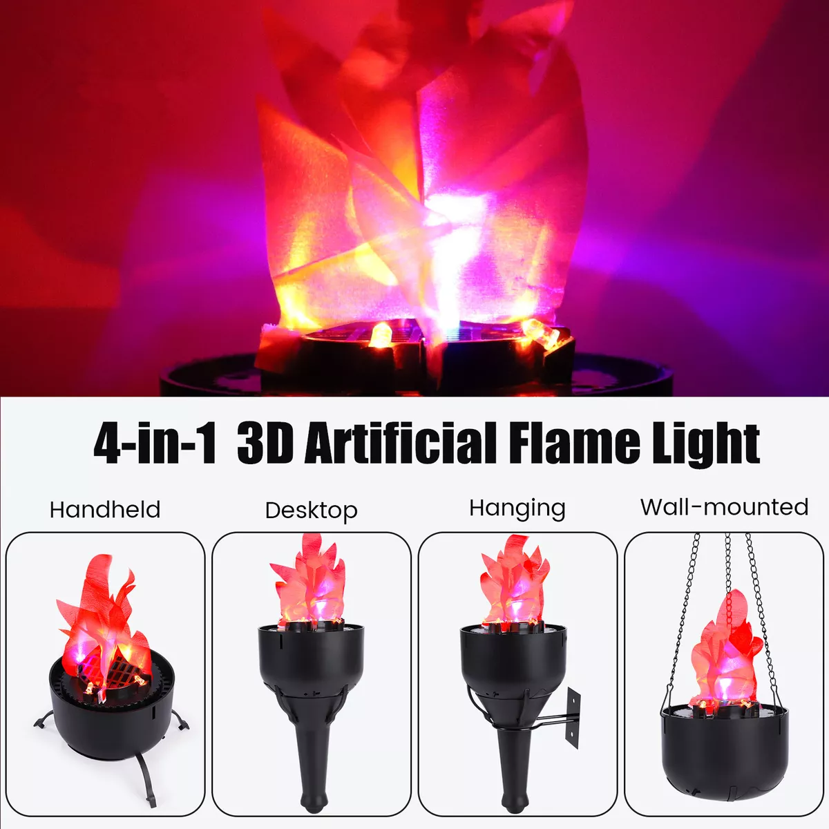 Artificial 2025 flame lights