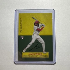 2025 Topps Archives James Wood Stand Ups 64SU-3 RC Washington Nationals 