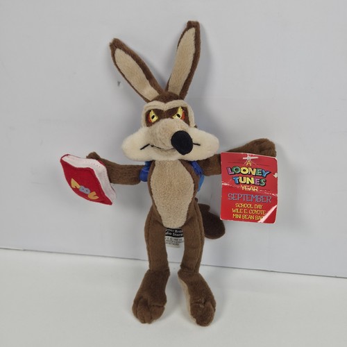 Wile E Coyote Bean Bag Plush Warner Bros Studio Store Looney Tunes School day 99