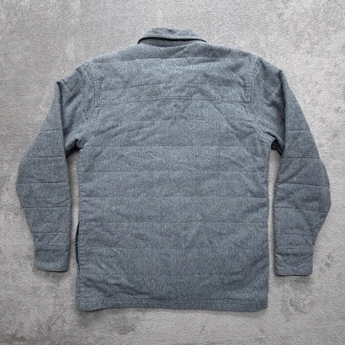 Quiksilver Jacket Mens L Gray Quilted Collared Lined Insulated Padded Waterman image 7