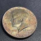 1964 JOHN F. KENNEDY MEMORIAL U.S. HALF DOLLAR-90% SILVER-WITH PLASTIC CASE-NICE — photo 6