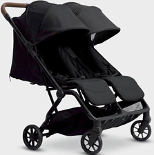 Graco Weego Double Stroller One-Hand Quick Fold Recline Canopy Black