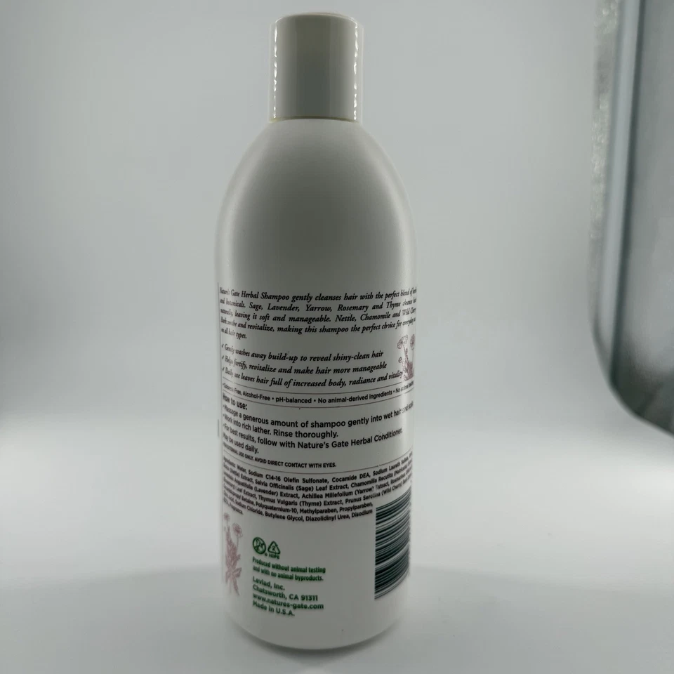 Champú herbal Nature's Gate Daily Cleanse 18 fl. oz Foto 2 de 2