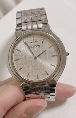 Seiko Credor 2F70-0490 Analog Quartz Men Men'S Watch Vintage