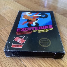 EXCITEBIKE 5-screw CIB w/ manual & box for Nintendo NES (1985), TESTED & WORKS!