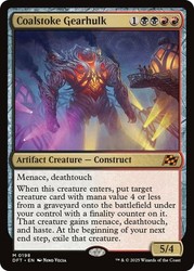 Coalstoke Gearhulk #198 Foil Aetherdrift