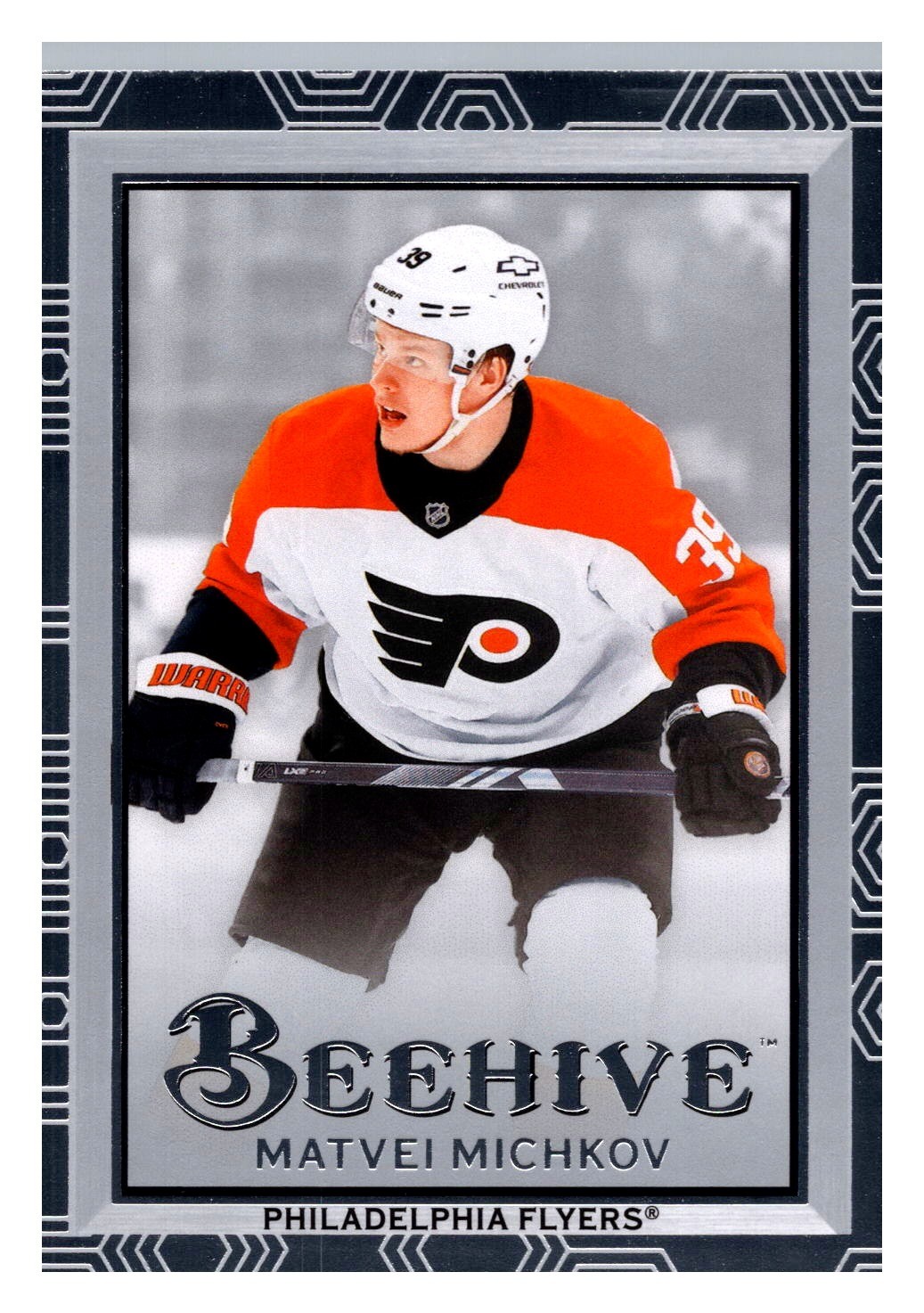 Matvei Michkov #BH-27 Hockey Cards 2024 Upper Deck Beehive trading card — raw and PSA graded price guide
