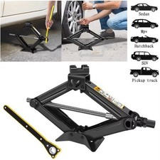 2 Ton Tonne Scissor Wind Up Jack for Car Van - with Crank Speed Handle -BIG SALE