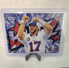 Custom Blast Josh Allen Blitz Insert Buffalo Bills NFL Football Trading Card