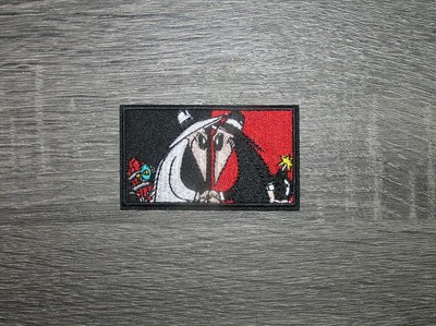 Spy vs Spy Bomb Dynamite Embroidered Iron On Patch 3'' x 1.75''