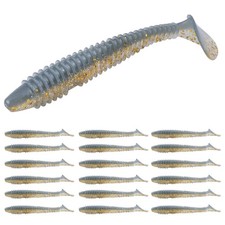 Paddle Tail Swimbaits 10/20/30/40PCS, Soft Lures for Trout, Bass, Crappie