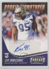 2021 Panini Chronicles Draft Picks Orange Levi Onwuzurike #TS-LON Auto 7eo