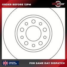 1X DISCO FRENO PER ALFA ROMEO GIULIETTA 159 TONALE BRERA SPIDER POSTERIORE