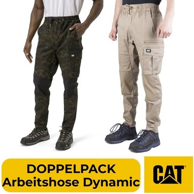 PACK 2x Cat by Caterpillar Arbeitshose Dynamic Herren Hose Bundhose Spar-Set
