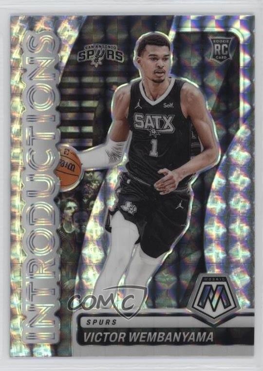 2023-24 Panini Mosaic Introductions Prizm Victor Wembanyama #8 Rookie RC 0y9y