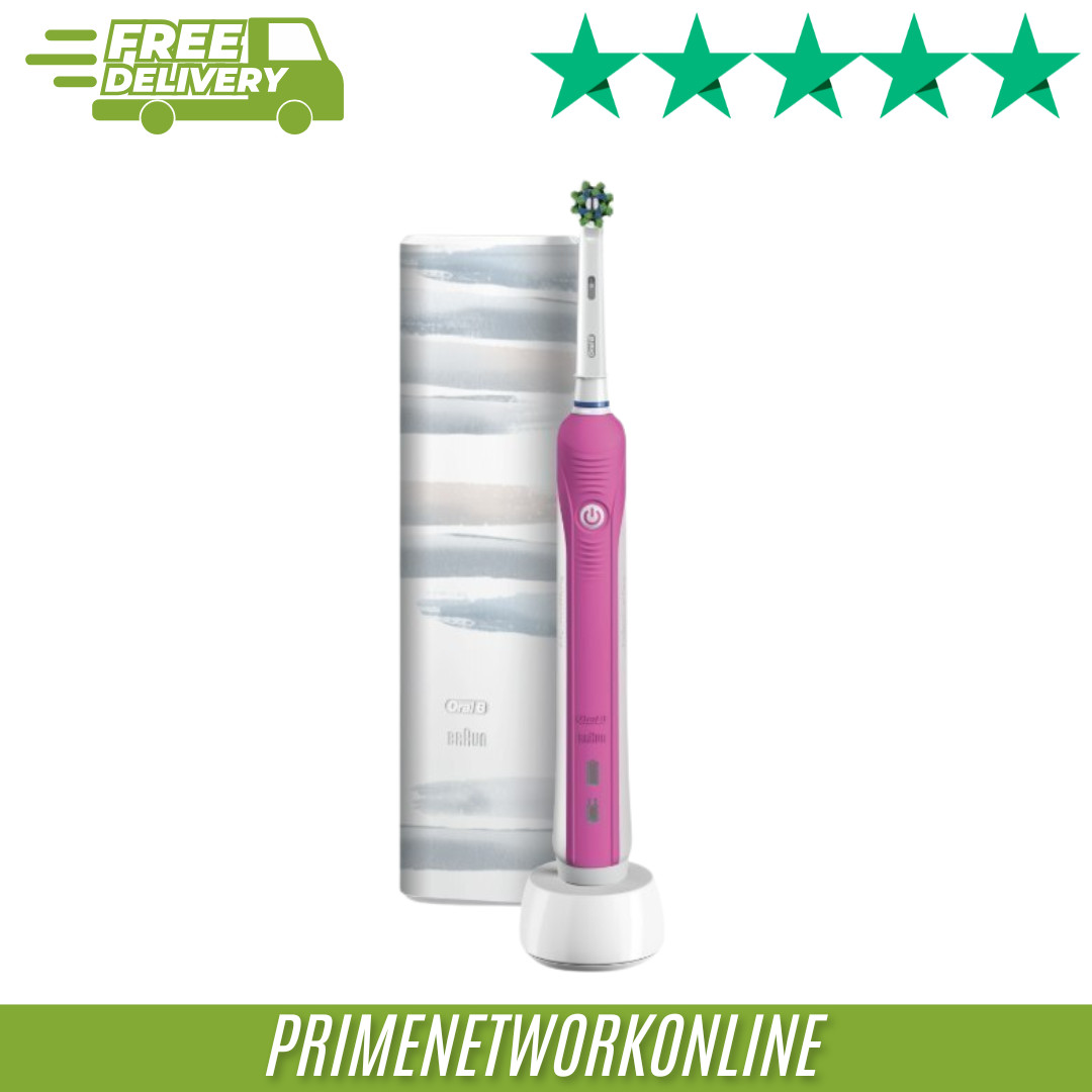 Oral-B Pro 1 Pink Electric Toothbrush 100% ORIGINAL ⭐⭐⭐⭐⭐