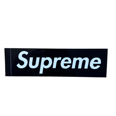 Supreme Sticker Aufkleber Black Box Logo Schwarz Neu New Original