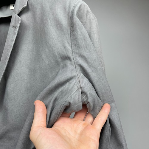 Adam Kimmel Men’s Gray Cotton/Linen Unlined Sport Coat – Size M - Picture 16 of 21