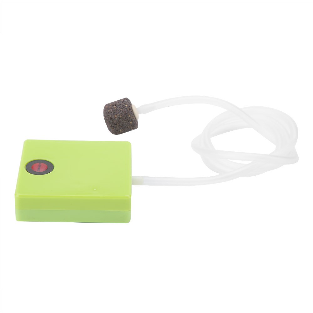 Portable Fish Tank Air Pump Compact Battery Operated For Fishing