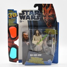 Star Wars Movie Heroes - Qui-Gon Jinn Action Figure with 3-D Glasses