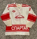 1987-89 Moscow Spartak Yuri Yashin Game Worn Hockey Jersey - Russia League