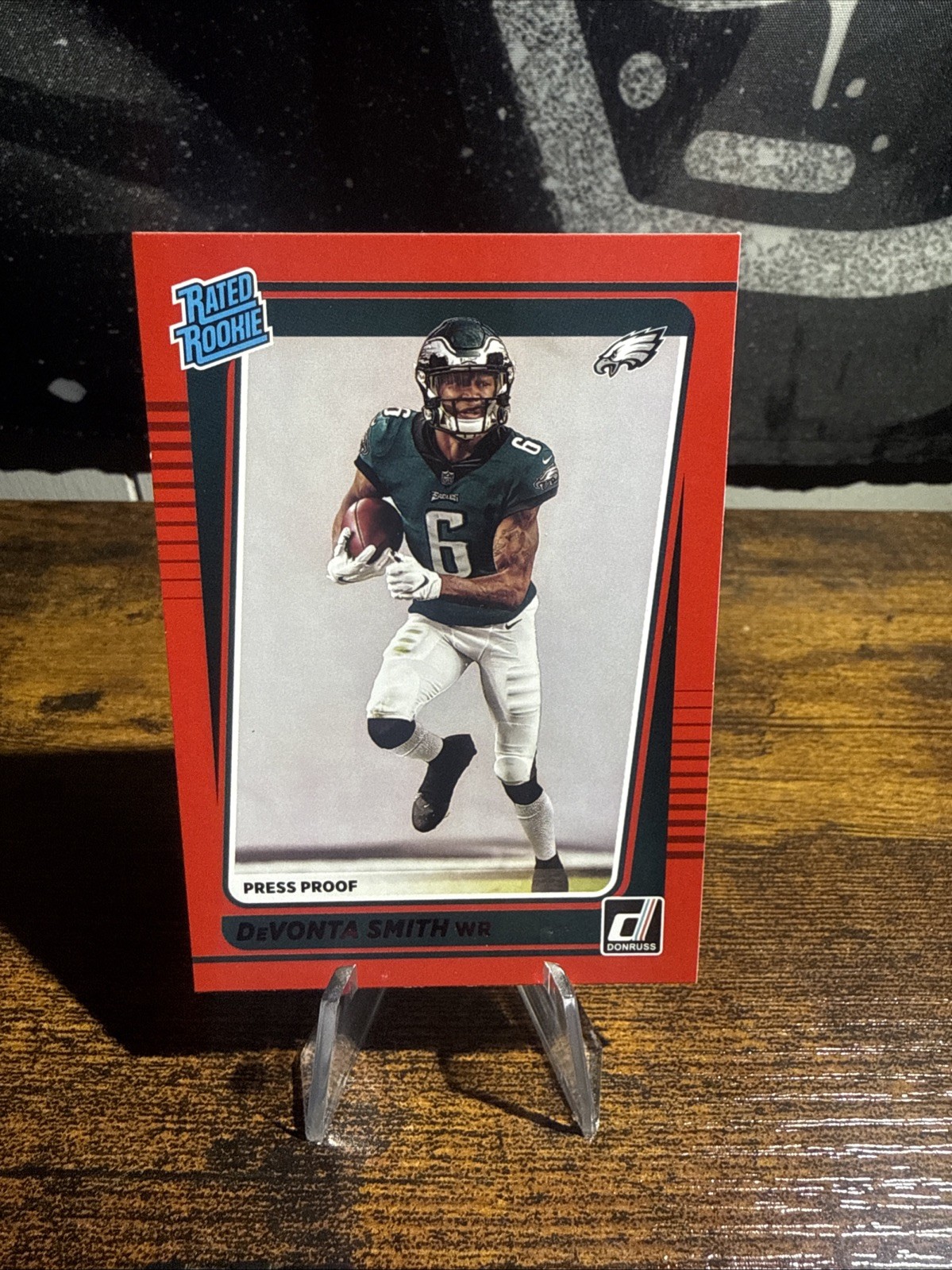 2021 Panini Donruss - Rated Rookie Devonta Smith #261 Press Proof Red (RC)