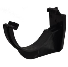 Half Round Guttering Fascia Bracket - Black - PACK OF 5 - FREE Next-Day Delivery