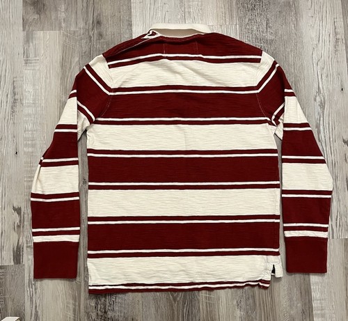 American Eagle Rugby Polo Shirt Long Sleeve Size Large - Picture 2 of 6