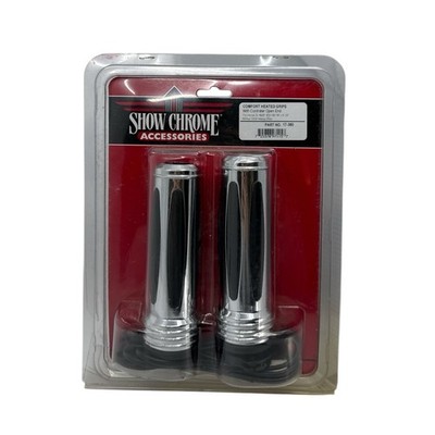 Show Chrome Comfort Heated Grips for Honda Gl 1800 Part #17-380 New