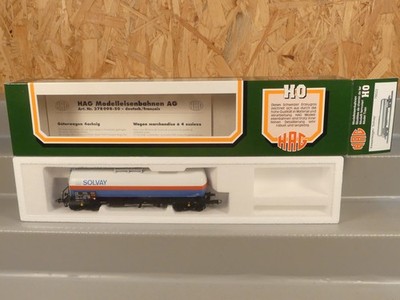 Hag 76022 Solvay SBB Kesselwagen Wagen Güterwagen Neuwertig Ovp AC