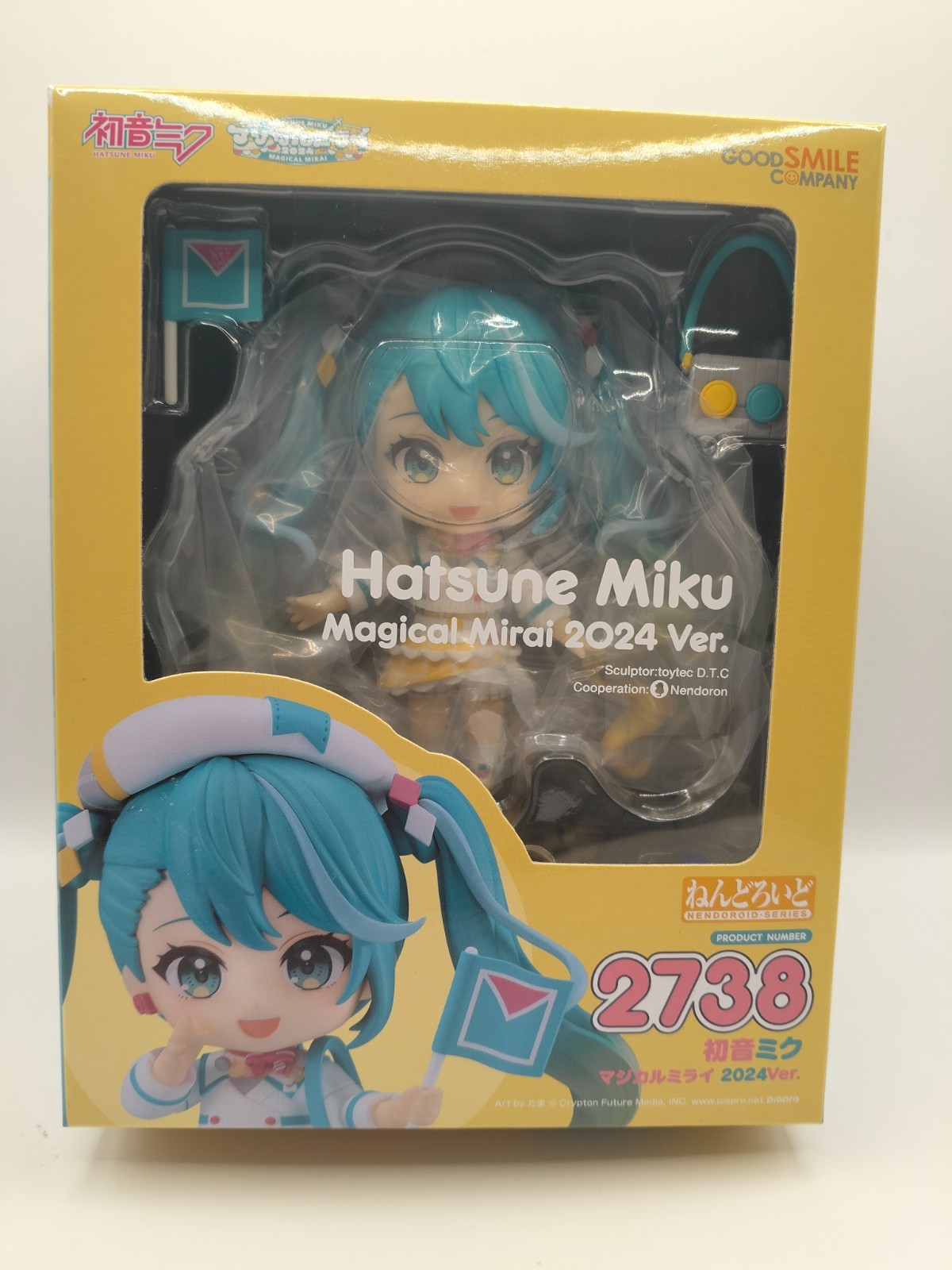 VOCALOID HATSUNE MIKU MAGICAL MIRAI 2024 VER. NENDOROID #2738 FIGURE NEW SEALED