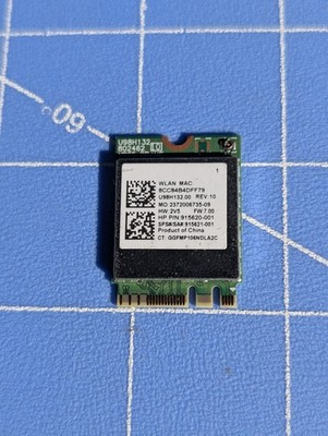 HP Realtek RTL8821CE WiFi Card M.2 WLAN Adapter 915620-001 802.11ac Bluetooth