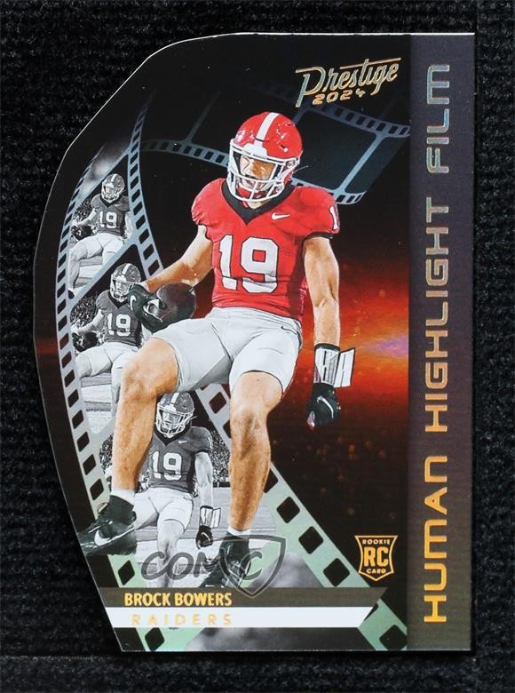 2024 Panini Prestige Human Highlight Film Brock Bowers #7 Rookie RC 1xd