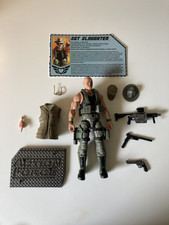 VALAVERSE ACTION FORCE 1:12 SGT SLAUGHTER V1 + BONUS COMPLETE AS PICTURED