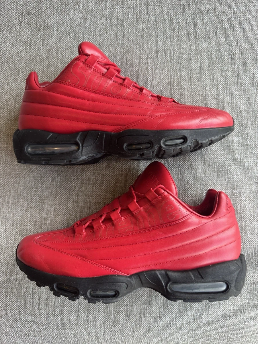 Nike Supreme x Air Max 95 Lux Gym Red for Sale | Authenticity